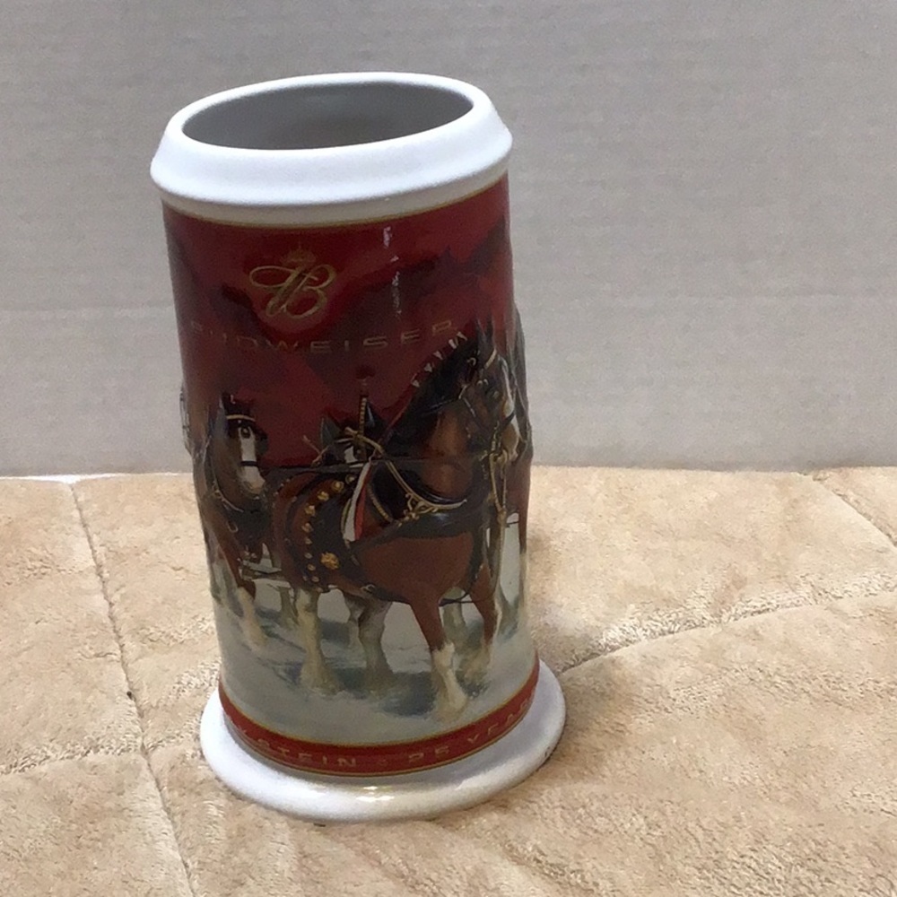 Budweiser Holiday Stein “25th Anniversary”